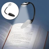 Periboia® Kitap Okuma Lambası Kıskaçlı Işık Pilli Aydınlatma Kitap Okuma Işığı - 1