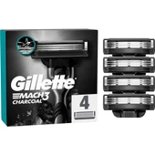 Gillette Mach3 Charcoal Yedek Tıraş Bıçağı 4'Lü - 1