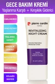 Pierre Cardin Gençleştirici, Yaşlanma Karşıtı Ve Kırışıklık Giderici Nemlendiricili  Yoğun Gece Bakım Kremi 50 ml - 1
