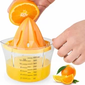 Piev Wenken 4 ü 1 Arada Rendeli Ölçülü Hazneli Limon Portakal Narenciye Sıkacağı - 4
