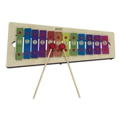 Jwin MT-12 Metalofon 12 Alüminyum Tuşlu Orff - Ritim Aleti + 2 Adet Baget - 1