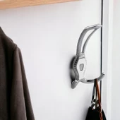 Galata Askı Portmanto Metal Vestiyer Duvar Dolap Elbise Askısı Krom Renk Mobilya Askılığı 4 Adet thumbnail 4