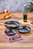 Taç Easy Connect 3'lü Tak Çıkar Saplı Tava Seti / Ergonomik Tak Çıkar Sap - 1