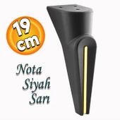 Nota Mobilya Oturma Grubu Kanepe Tv Ünitesi Konsol Koltuk Ayağı Ayakları Siyah Altın Gold 19 Cm thumbnail 1