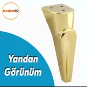 Nota Mobilya Kanepe Tv Ünitesi Konsol Koltuk Ayağı Ayakları Altın Gold 19 Cm thumbnail 3