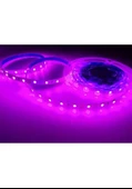 ŞERİT LED 12 V İÇ MEKAN PEMBE 3 ÇİPLİ 5MT BOLLED+CATA - 1