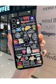 İphone 12 Pro Max Desenli Cam Kapak - 3