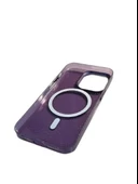 İphone 14 Pro Max Pixel Simli Sert Magsafe Kapak Kılıf thumbnail 3