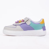 Lumberjack Freya Bej Lila Günlük Kız Çocuk Spor Ayakkabı - 1