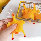 BUFFER® Yumurtlayan Eğlenceli Tavuk Anahtarlık - 1