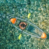 Sea Horse Şeffaf Kano Tek Kişilik - 2