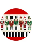 Nutcracker - Kurşun Asker 2'li Kırmızı Kumaş Supla - 1