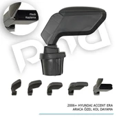 Hyundai Accent Era Araca Özel Kol Dayama Kolçak Siyah 2006+ sonrası modellere uyumlu thumbnail 4