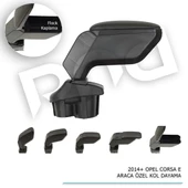 Opel Corsa E Araca Özel Kol Dayama Kolçak Siyah 2014+ sonrası modellere uyumlu thumbnail 4