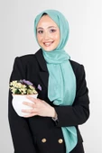 Yeşil Brisa Vual Şal - 1