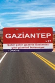 Gaziantep Şehir Temalı Plaka Sök-Tak Pratik yeni nesil thumbnail 1