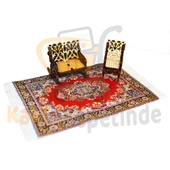 Minyatür Halı Dollhouse Dekorasyonu Mini Taban Halısı - 1