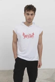 Tupac Ön Ve Arka Baskılı Kolsun Kapüşonlu T-Shirt - 2