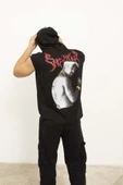 Tupac Ön Ve Arka Baskılı Kolsun Kapüşonlu T-Shirt - 10