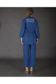 Modatalika Kadın Yeni Sezon Denim Taş Detaylı Tunik Pantolon Spor İkili Takım thumbnail 5