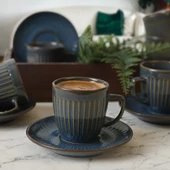 Keramika Shabby Kahve Takımı 12 Parça 6 Kişilik Q15 - 1