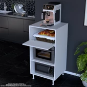 Modilayn SİLVA 59,6 x 119,2 x 56 cm Tek Kapaklı Ankastre Fırın ve Mutfak Dolabı - 2
