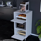 Modilayn SİLVA 59,6 x 119,2 x 56 cm Çift Kapaklı Ankastre Fırın ve Mutfak Dolabı - 3