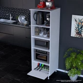 Modilayn SİLVA LOYA 59,6 x194,6 x56 cm Tek Kapaklı Ankastre ve Mutfak Dolabı - 3