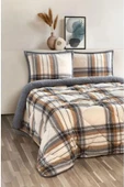 Comforter Çift Kişilik Yorgan Set Volenta Gri - 1