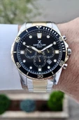 Daniel Klein DKISTE1059 Gold Gümüş Renk İç Göstrgeleri Aktif Hediye Paketli Erkek Kol Saati - 2