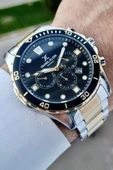 Daniel Klein DKISTE1059 Gold Gümüş Renk İç Göstrgeleri Aktif Hediye Paketli Erkek Kol Saati - 4