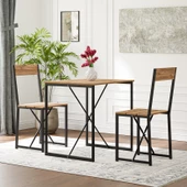 Eportatif Mutfak Masası 2 Kişilik Balkon Masa Takımı 1006 - 1