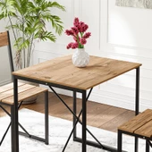 Eportatif Mutfak Masası 2 Kişilik Balkon Masa Takımı 1006 - 3