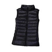 Bayan Ceket Slim Fit Fermuar Kapatma Kış Yelek 001 - 2