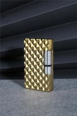 Silvio Monetti  Altın Renk Özel Tasarım Kapaklı Gazlı Çakmak  24CSM874MR03 thumbnail 1