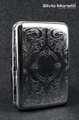 Silvio Monetti Desenli Metal Sigara Tabakası SMTBKCB007R1 - 1