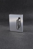 Gümüş Şarjlı Çekmeceli Çakmak Sigara Tabakası - TBKSM10R001 thumbnail 4
