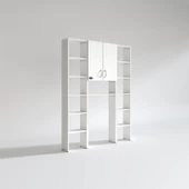 Kenzlife çamaşır makinesi dolabı veronikamaksduble byz 180*126*20 banyo arkalıksız raflı thumbnail 3