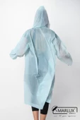 Kadın Erkek Yağmurluk Kapüşonlu Çıtçıtlı Eva Bebe Mavi Yağmurluk M21MRC881R10 - 3