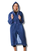 By Marine Kadın Erkek Yağmurluk Kapüşonlu Çıtçıtlı Eva Lacivert Yağmurluk BYMMRC881R04 - 2