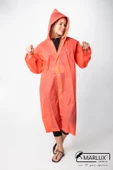 Kadın Erkek Yağmurluk Kapüşonlu Çıtçıtlı Eva Turuncu Yağmurluk M21MRC881R14 - 2
