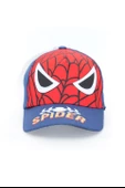 KIRMIZI LACİVERT SPIDER ÖRÜMCEK ERKEK ÇOCUK ŞAPKA - CAPCOA005 - 1