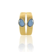 Kadir Jewellery 22 Ayar Altın Kaplama Vintage Küpe -El İşçiliği Ve Hipoalerjenik Küpe thumbnail 10