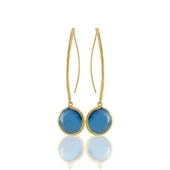 Kadir Jewellery 22 Ayar Altın Kaplama Vintage Küpe -El İşçiliği Ve Hipoalerjenik Küpe thumbnail 10