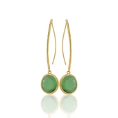 Kadir Jewellery 22 Ayar Altın Kaplama Vintage Küpe -El İşçiliği Ve Hipoalerjenik Küpe thumbnail 3