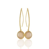 Kadir Jewellery 22 Ayar Altın Kaplama Vintage Küpe -El İşçiliği Ve Hipoalerjenik Küpe thumbnail 7