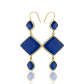 Kadir Jewellery 22 Ayar Altın Kaplama Kadın Sallantılı Küpe -El İşçiliği Ve Hipoalerjenik Küpe thumbnail 9