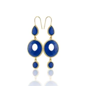 Kadir Jewellery 22 Ayar Altın Kaplama Kadın Sallantılı Küpe -El İşçiliği Ve Hipoalerjenik Küpe thumbnail 9