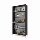 Kenzlife mutfak dolabı pakize 168*090*030 gri ayaklı banyo evrak ofis ayakkabılık kiler - 1