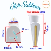 Nota Mobilya Kanepe Sehpa TV Ünitesi Koltuk Ayağı Baza Ayakları Beyaz Altın Gold Sarı 16 cm thumbnail 2